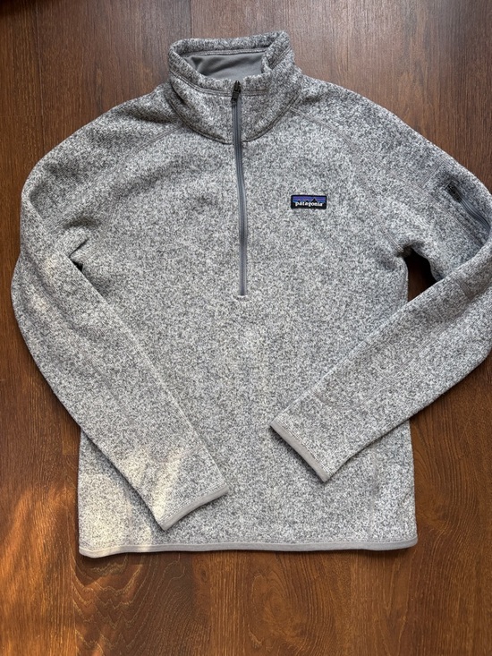 Patagonia Jackets & Blazers - Patagonia Light Gray Half-Zip Fleece Pullover